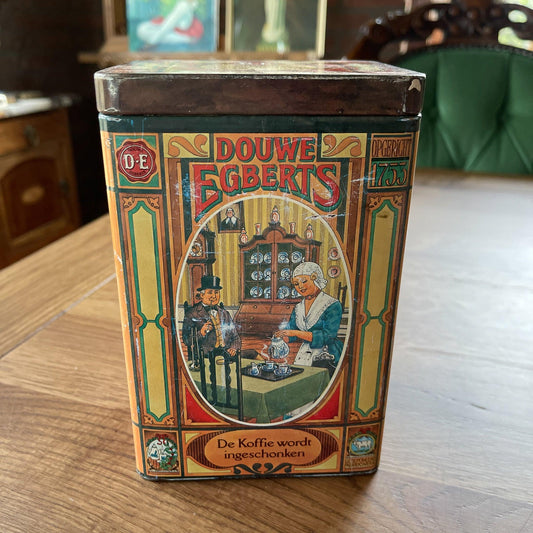 Douwe Egberts koffie blik - Bamestra Curiosa