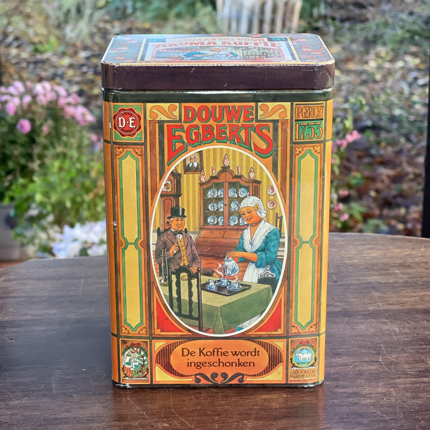 Douwe Egberts koffie blik - Bamestra Curiosa