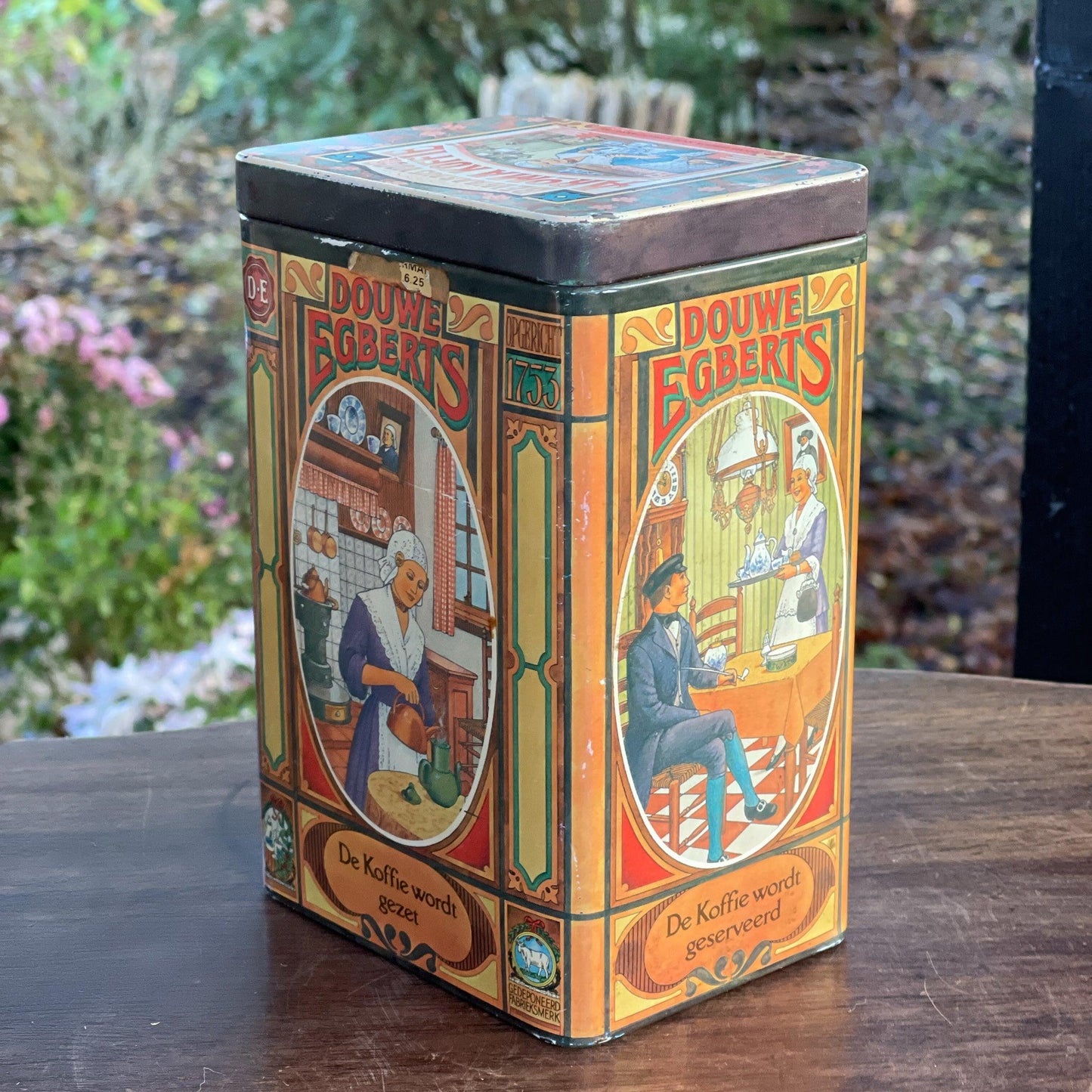Douwe Egberts koffie blik - Bamestra Curiosa