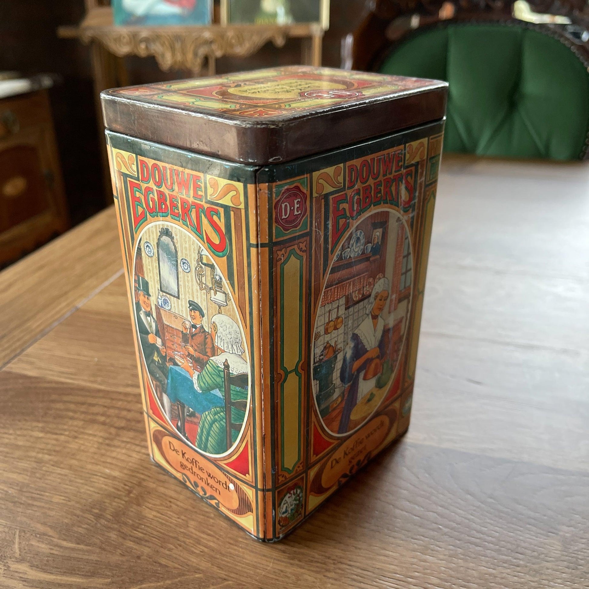 Douwe Egberts koffie blik - Bamestra Curiosa