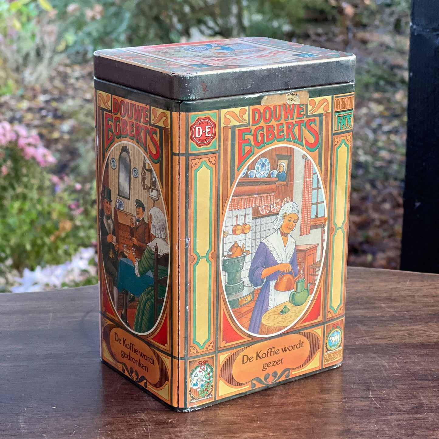 Douwe Egberts koffie blik - Bamestra Curiosa