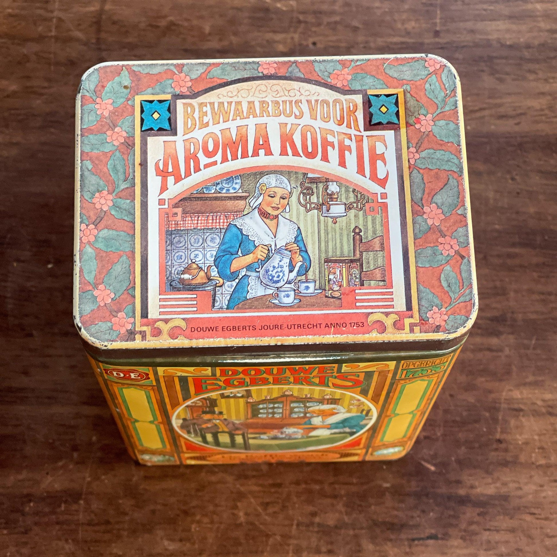 Douwe Egberts koffie blik - Bamestra Curiosa