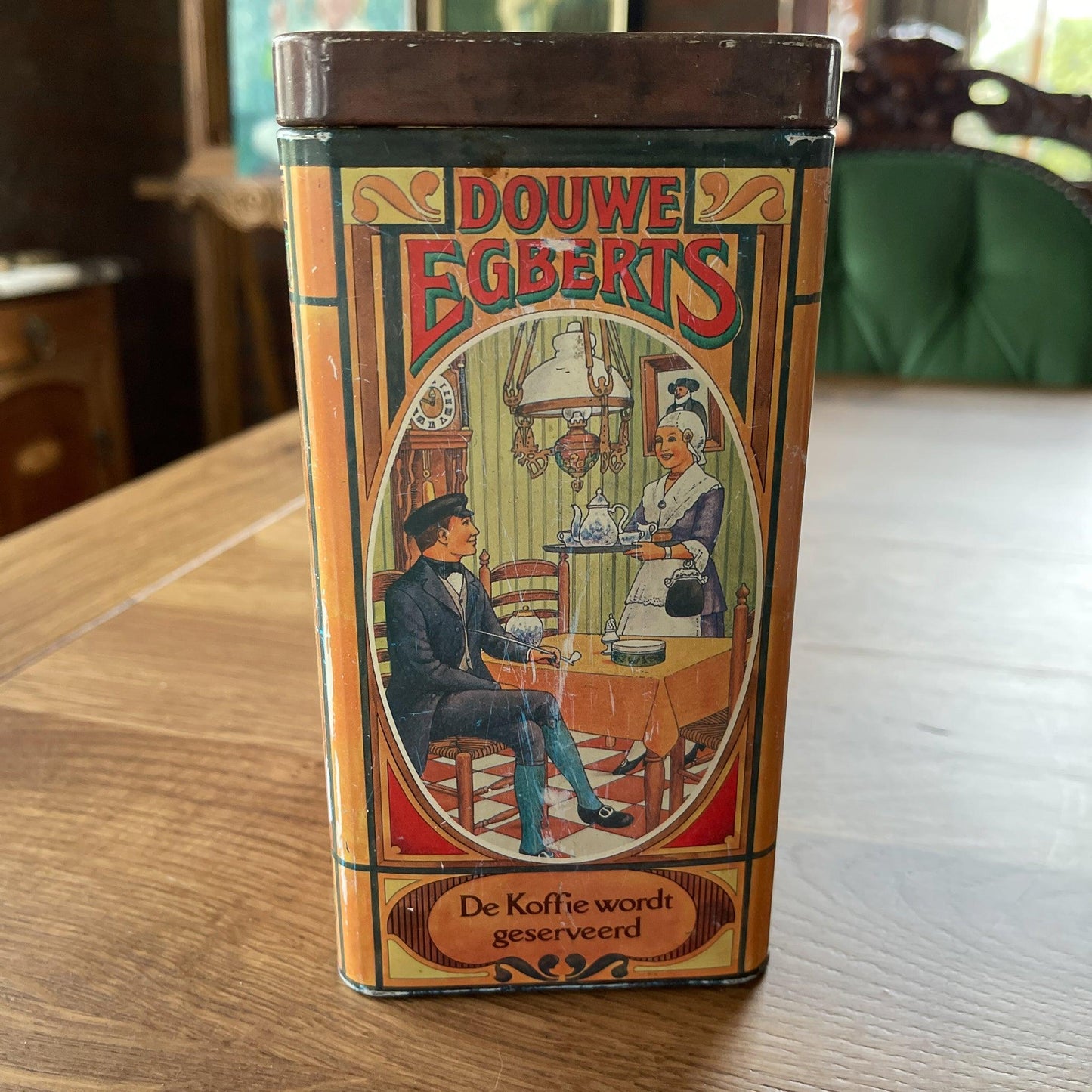 Douwe Egberts koffie blik - Bamestra Curiosa