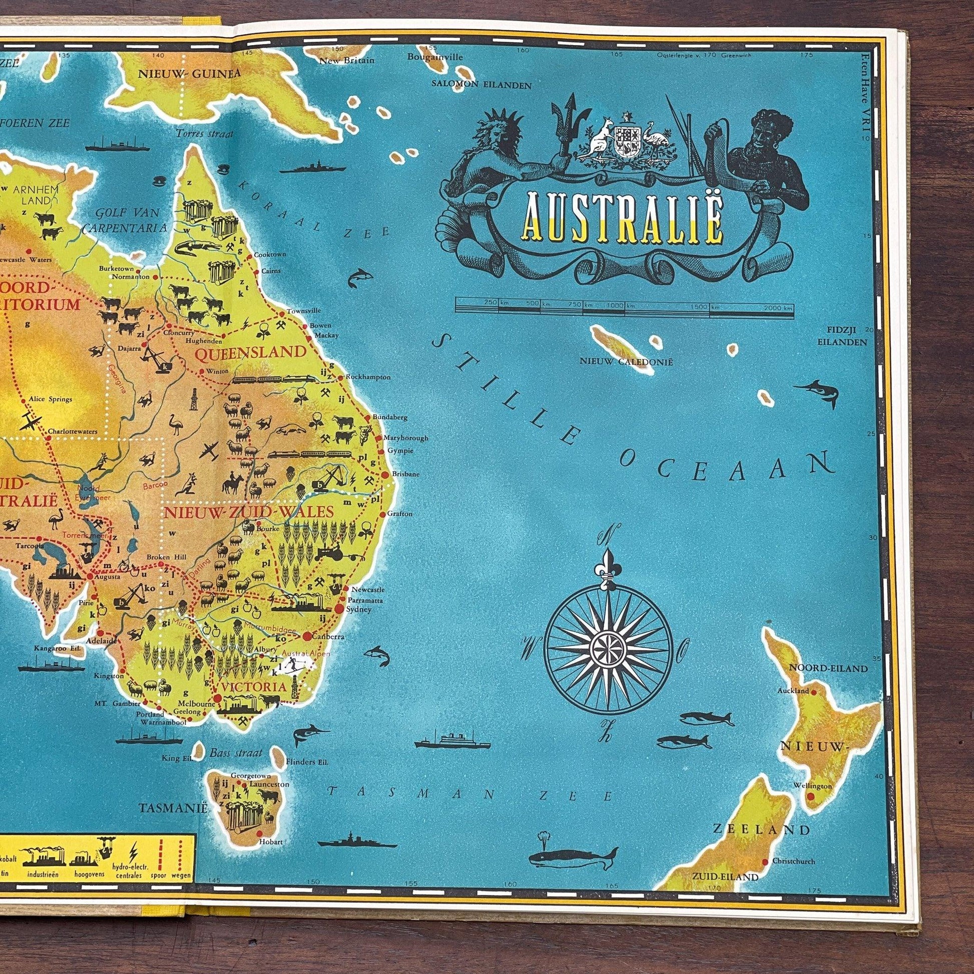 Douwe Egberts landen boek van Australië - Bamestra Curiosa