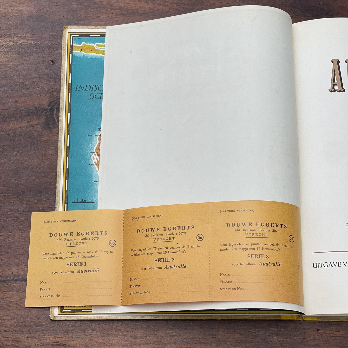 Douwe Egberts landen boek van Australië - Bamestra Curiosa