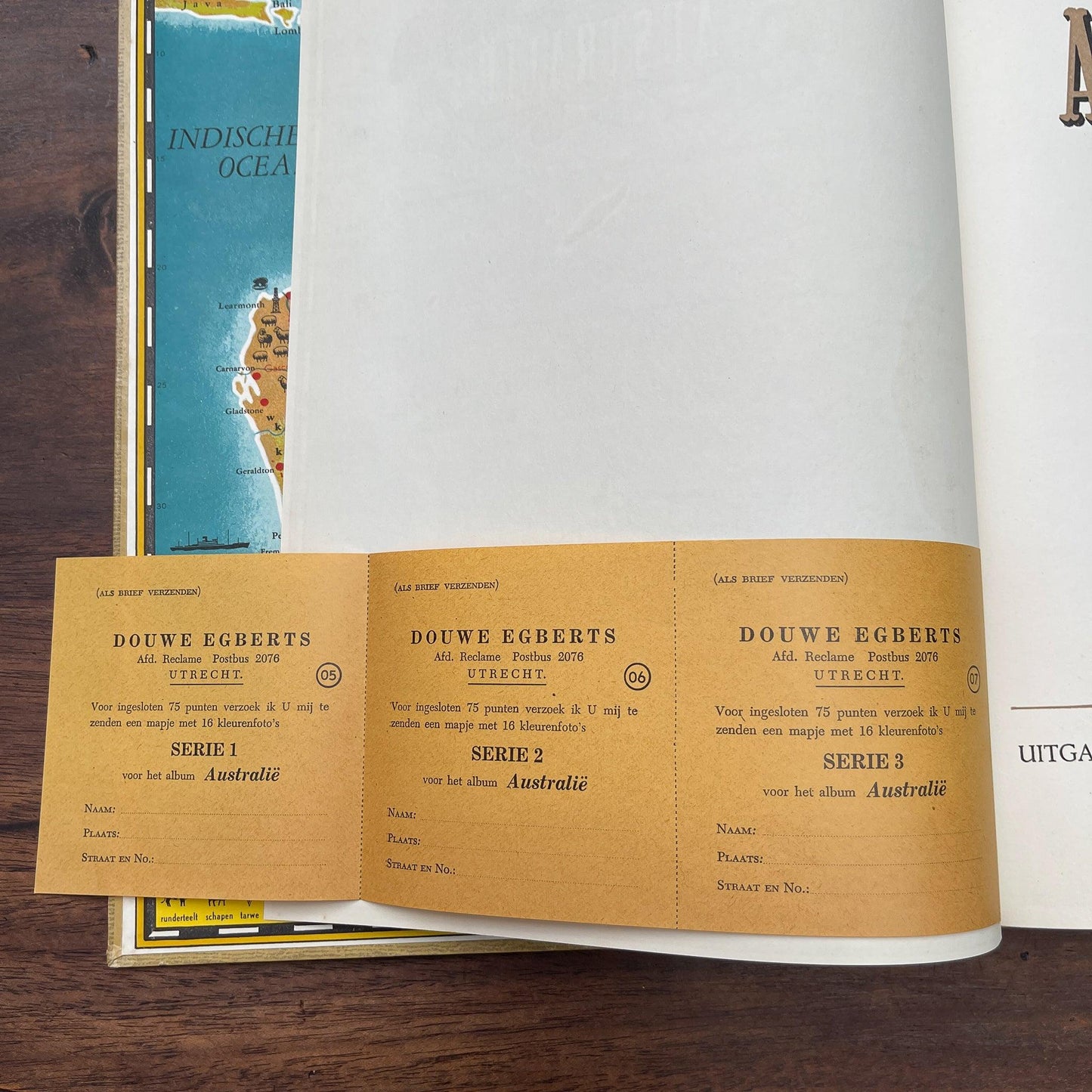 Douwe Egberts landen boek van Australië - Bamestra Curiosa