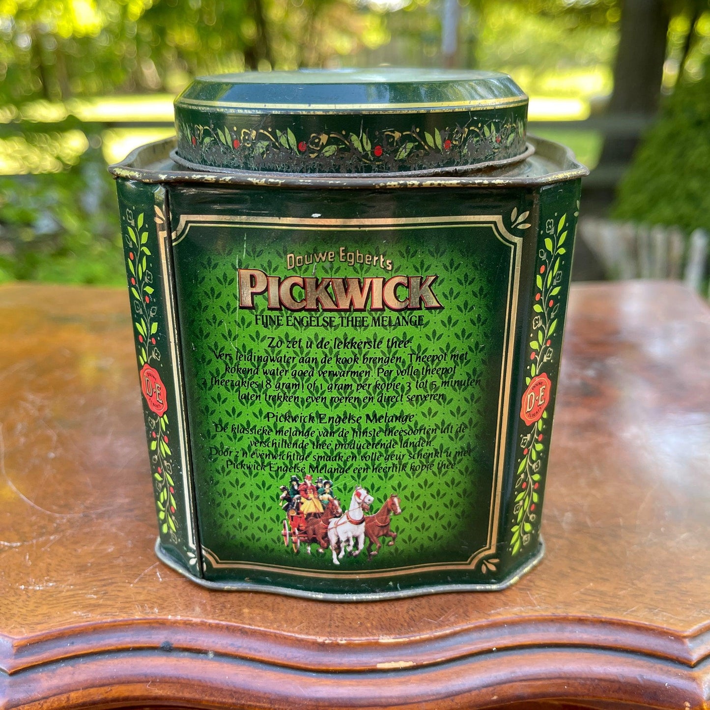 Douwe Egberts Pickwick thee blik - Bamestra Curiosa