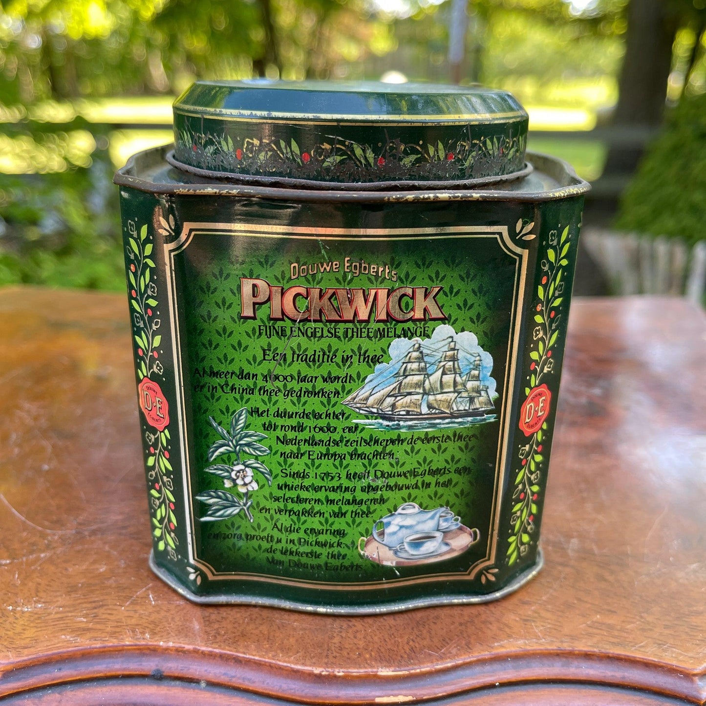 Douwe Egberts Pickwick thee blik - Bamestra Curiosa