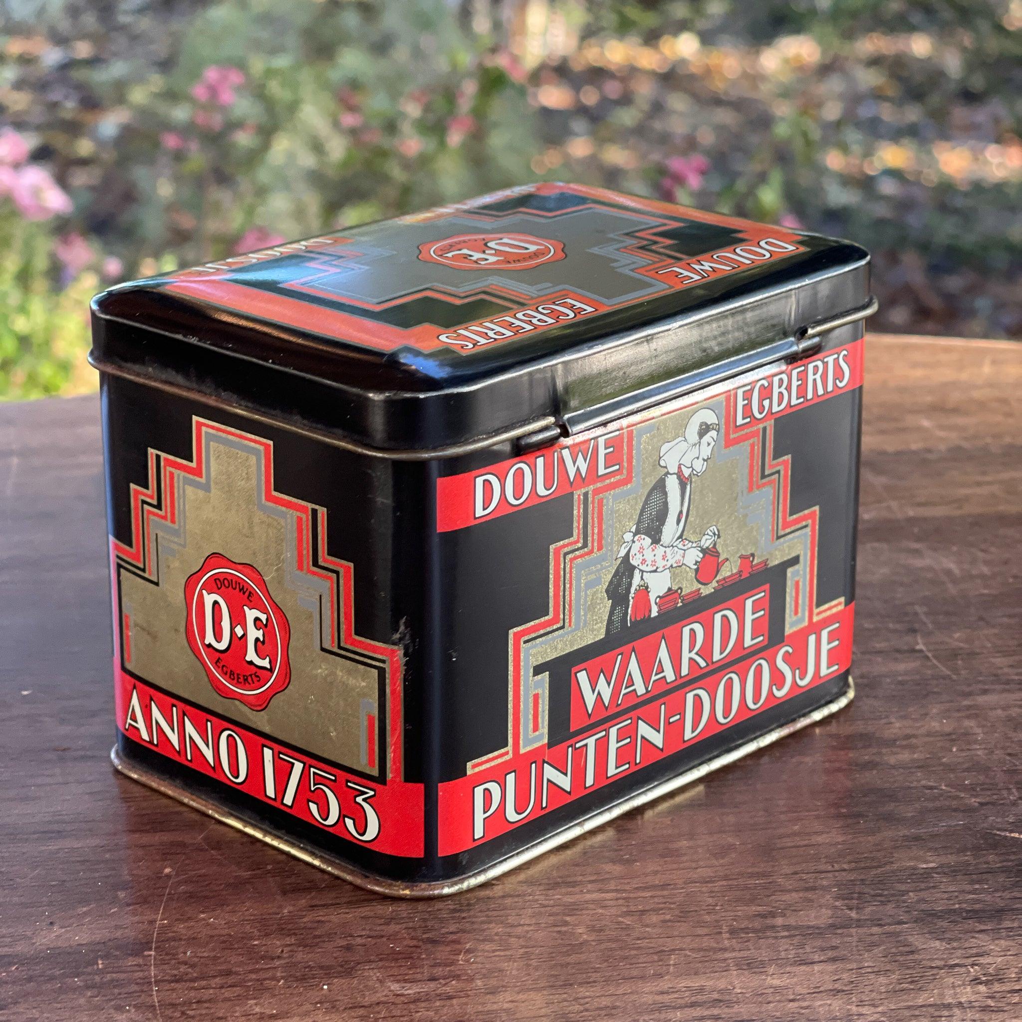 Douwe Egberts waardepunten doosje blik - The Collectionist