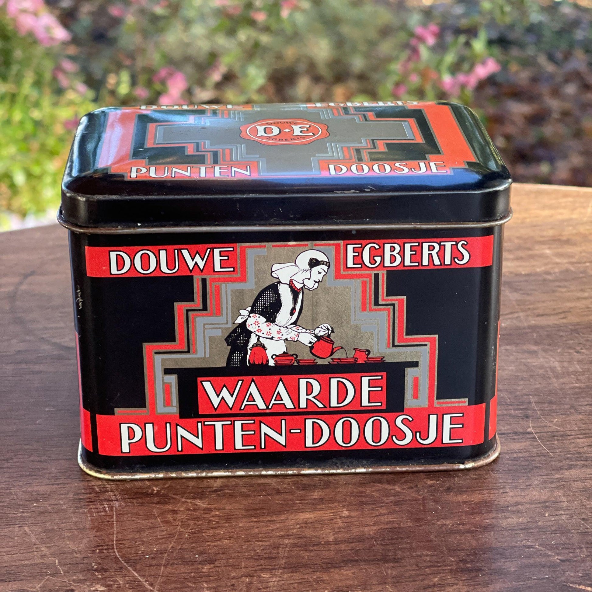 Douwe Egberts waardepunten doosje blik - Bamestra Curiosa