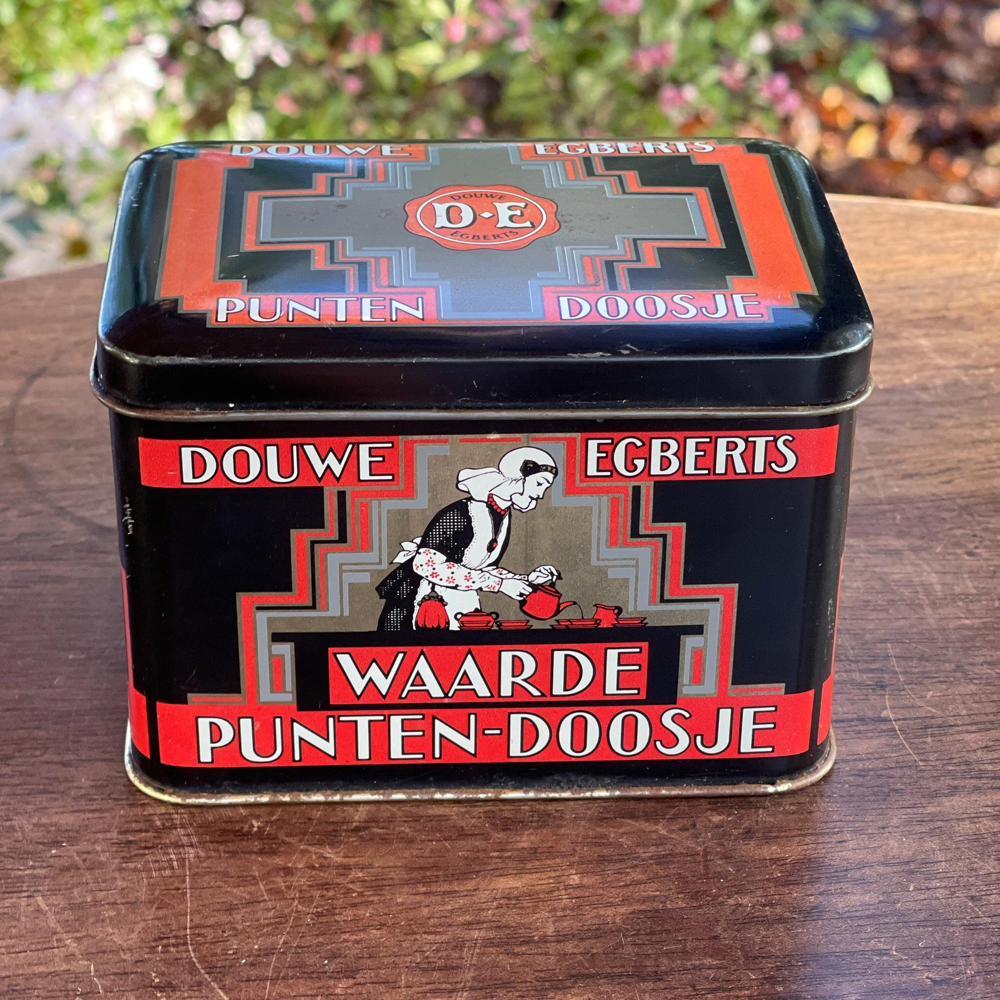 Douwe Egberts waardepunten doosje blik - Bamestra Curiosa