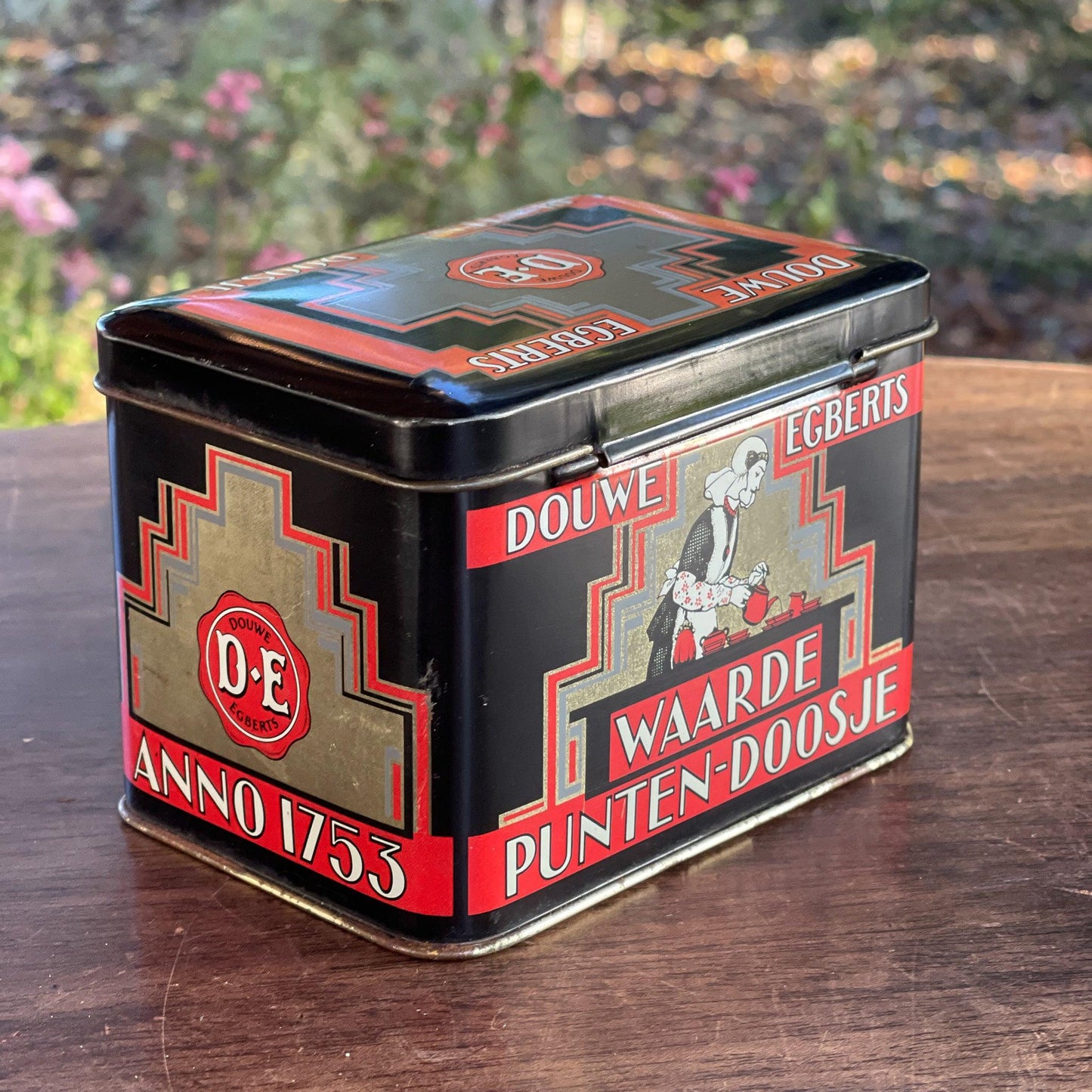 Douwe Egberts waardepunten doosje blik - Bamestra Curiosa