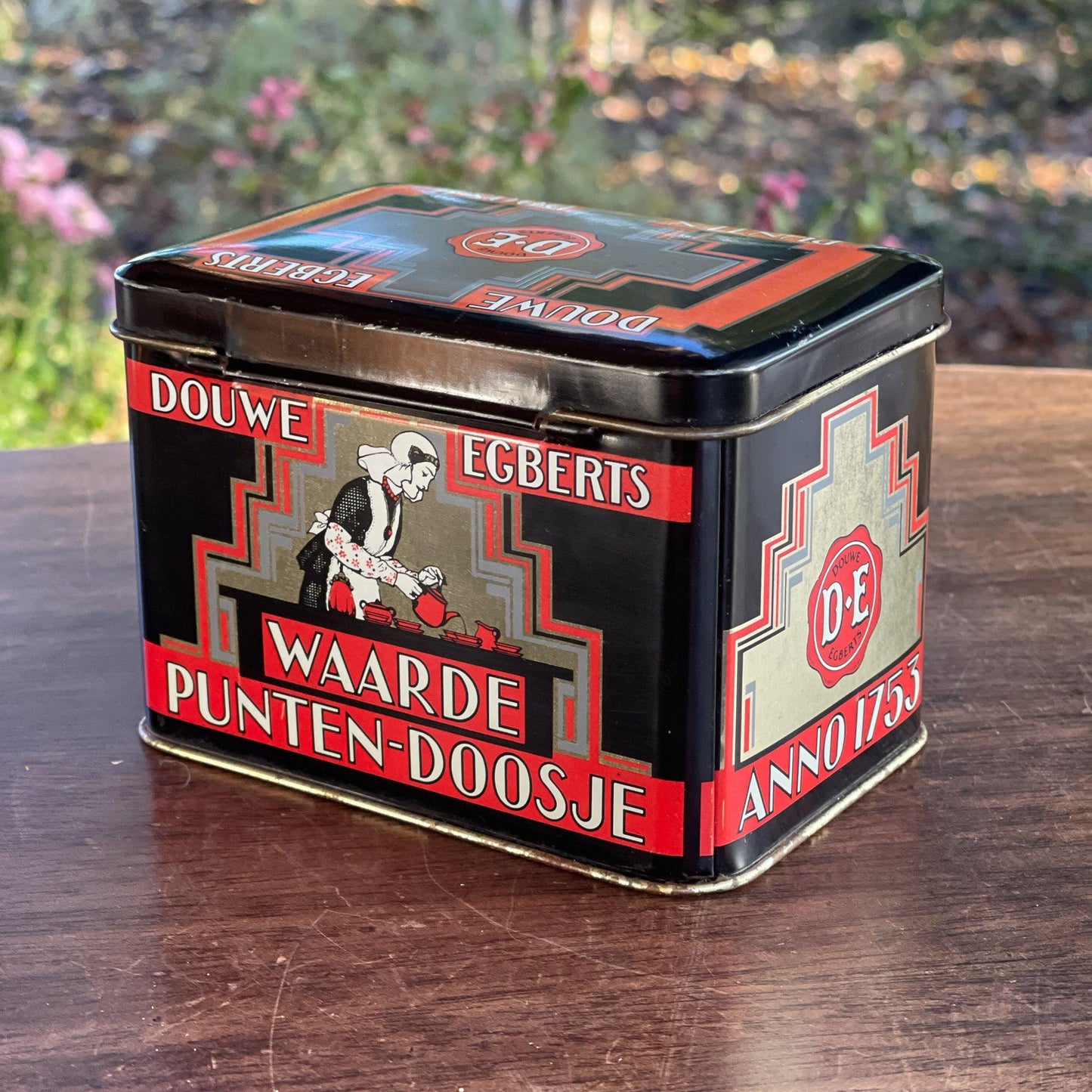 Douwe Egberts waardepunten doosje blik - Bamestra Curiosa