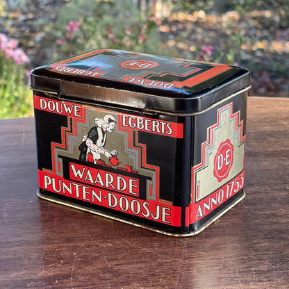 Douwe Egberts waardepunten doosje blik - Bamestra Curiosa