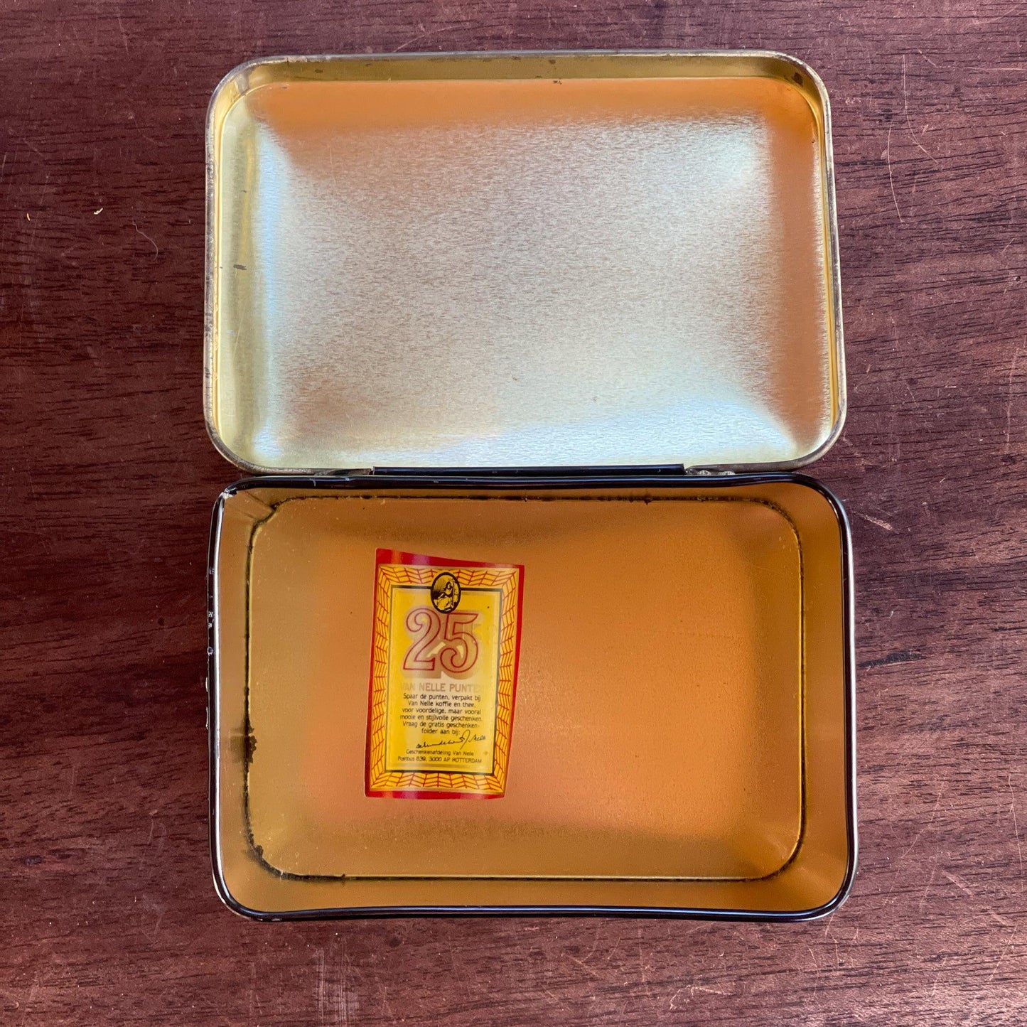 Douwe Egberts waardepunten doosje blik - Bamestra Curiosa