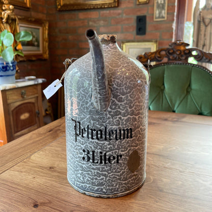 Emaille 3 liter petroleumkan - Bamestra Curiosa