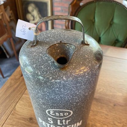 Emaille 5 liter Esso petroleumkan - Bamestra Curiosa