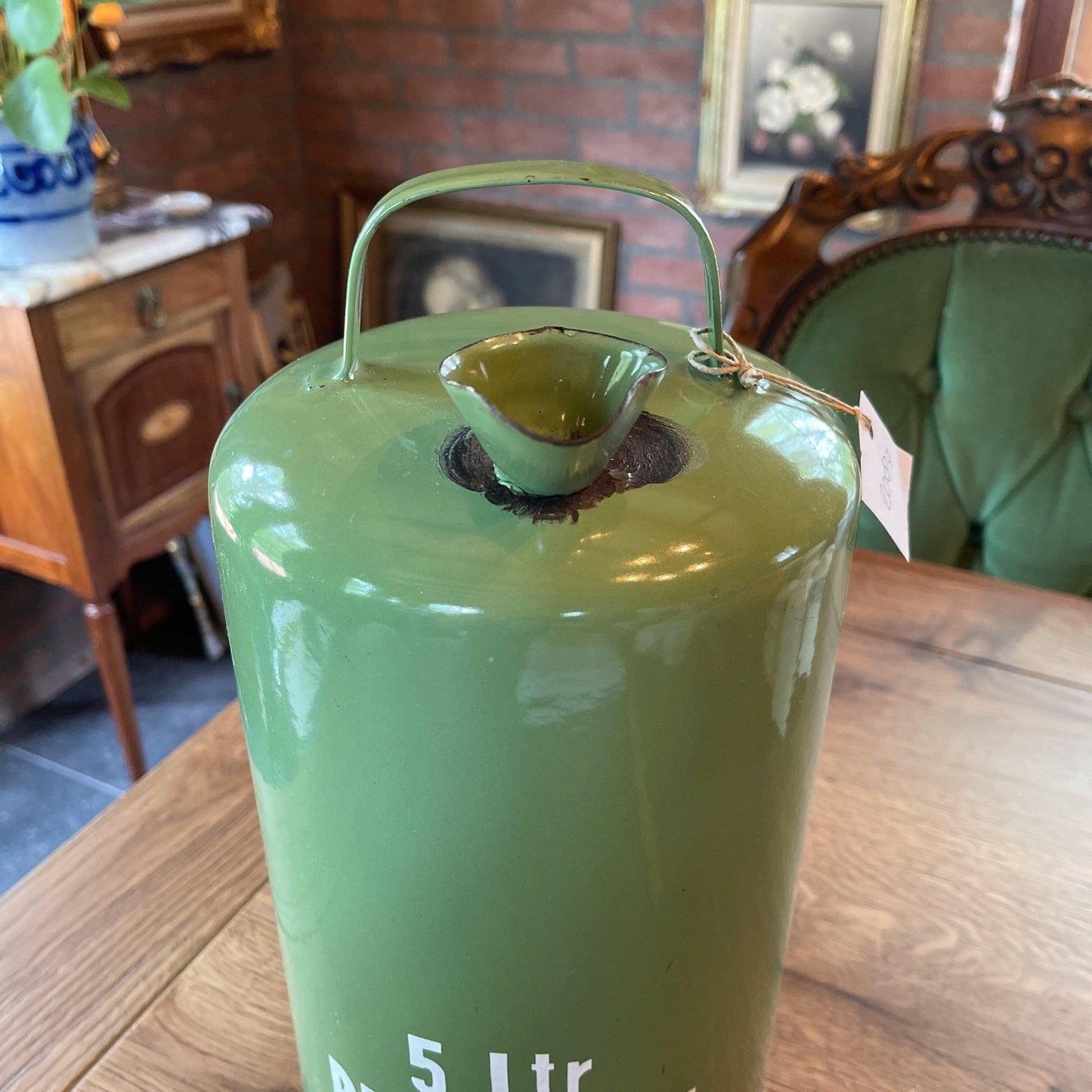 Emaille 5 liter petroleumkan - Bamestra Curiosa