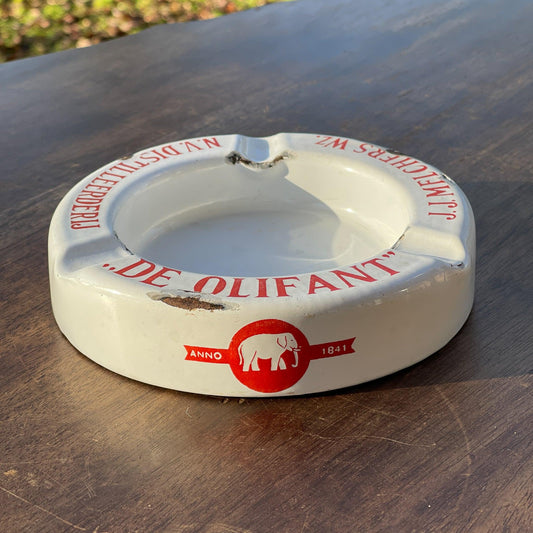Emaille asbak De Olifant - The Collectionist