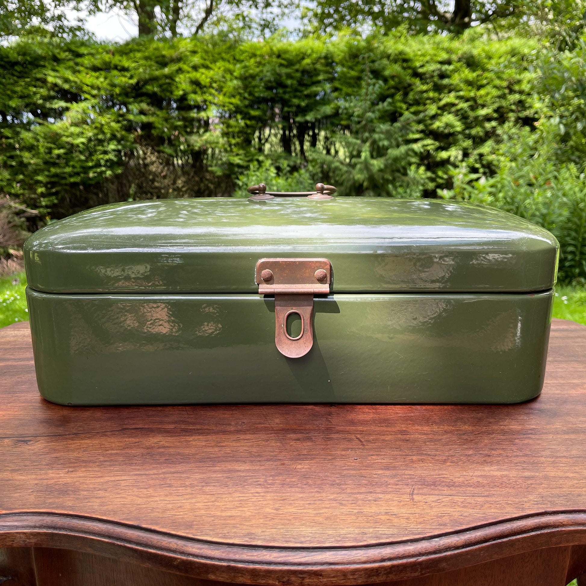 Emaille broodtrommel - Bamestra Curiosa