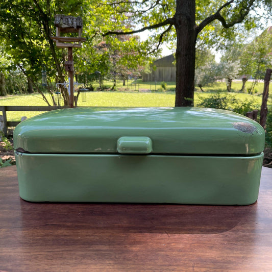 Emaille broodtrommel - Bamestra Curiosa