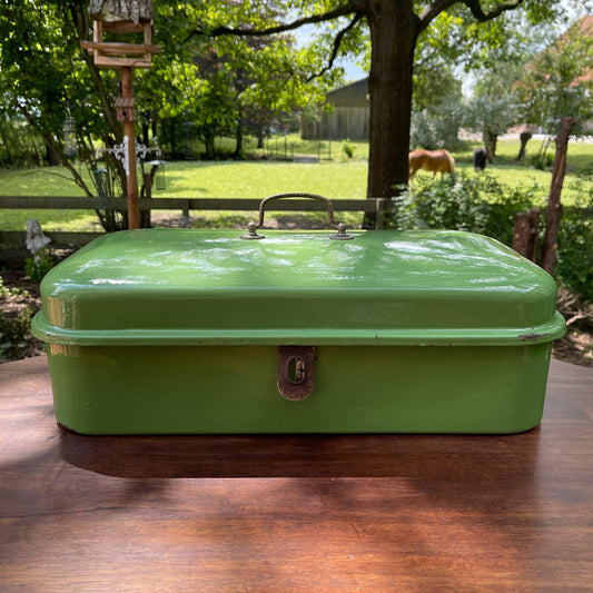 Emaille broodtrommel - Bamestra Curiosa