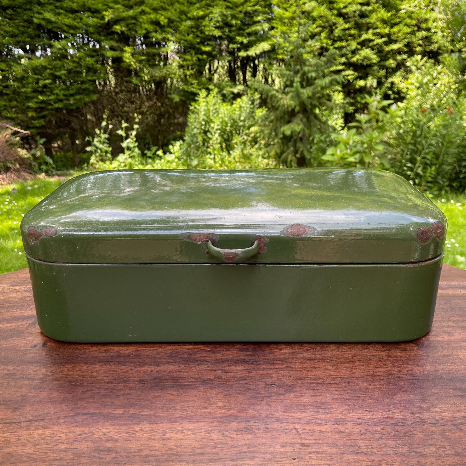 Emaille broodtrommel - Bamestra Curiosa