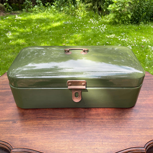 Emaille broodtrommel - Bamestra Curiosa