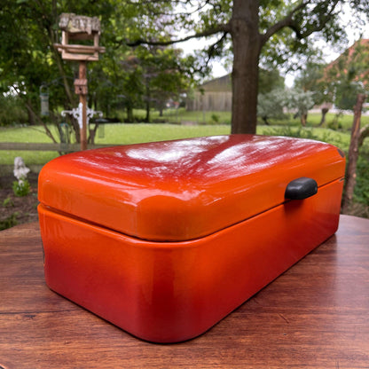 Emaille broodtrommel - Bamestra Curiosa