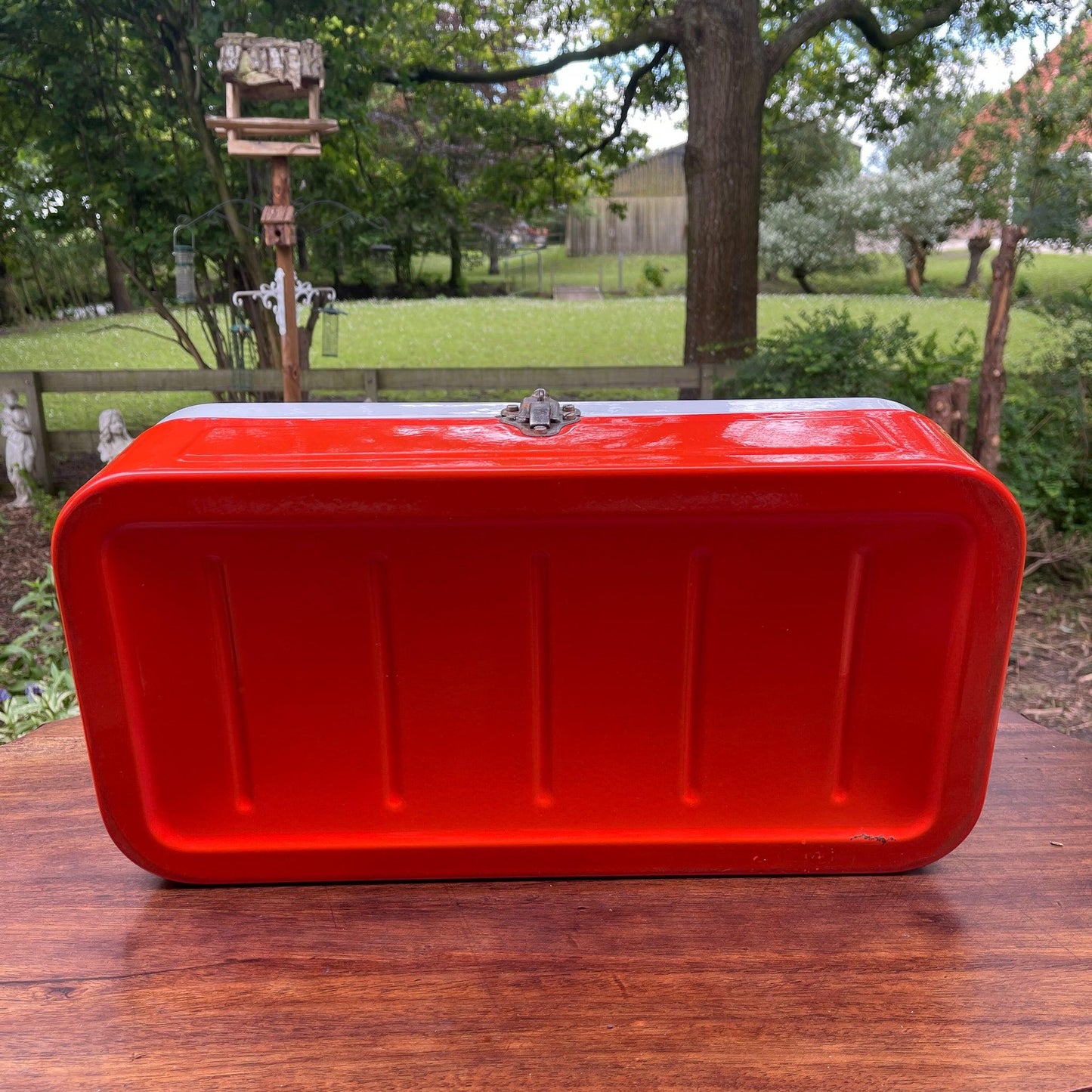 Emaille broodtrommel - Bamestra Curiosa