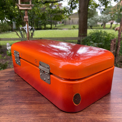 Emaille broodtrommel - Bamestra Curiosa