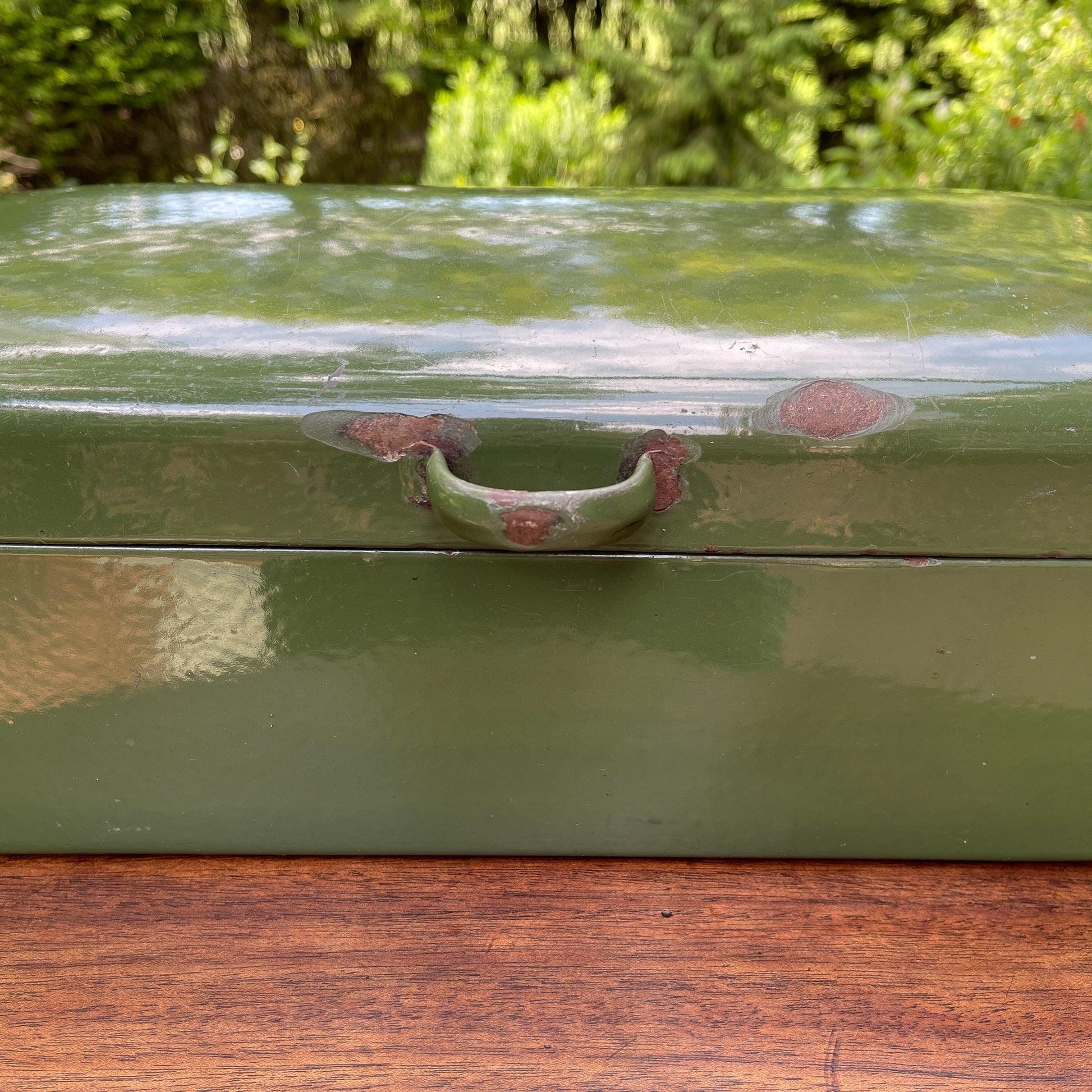 Emaille broodtrommel - Bamestra Curiosa