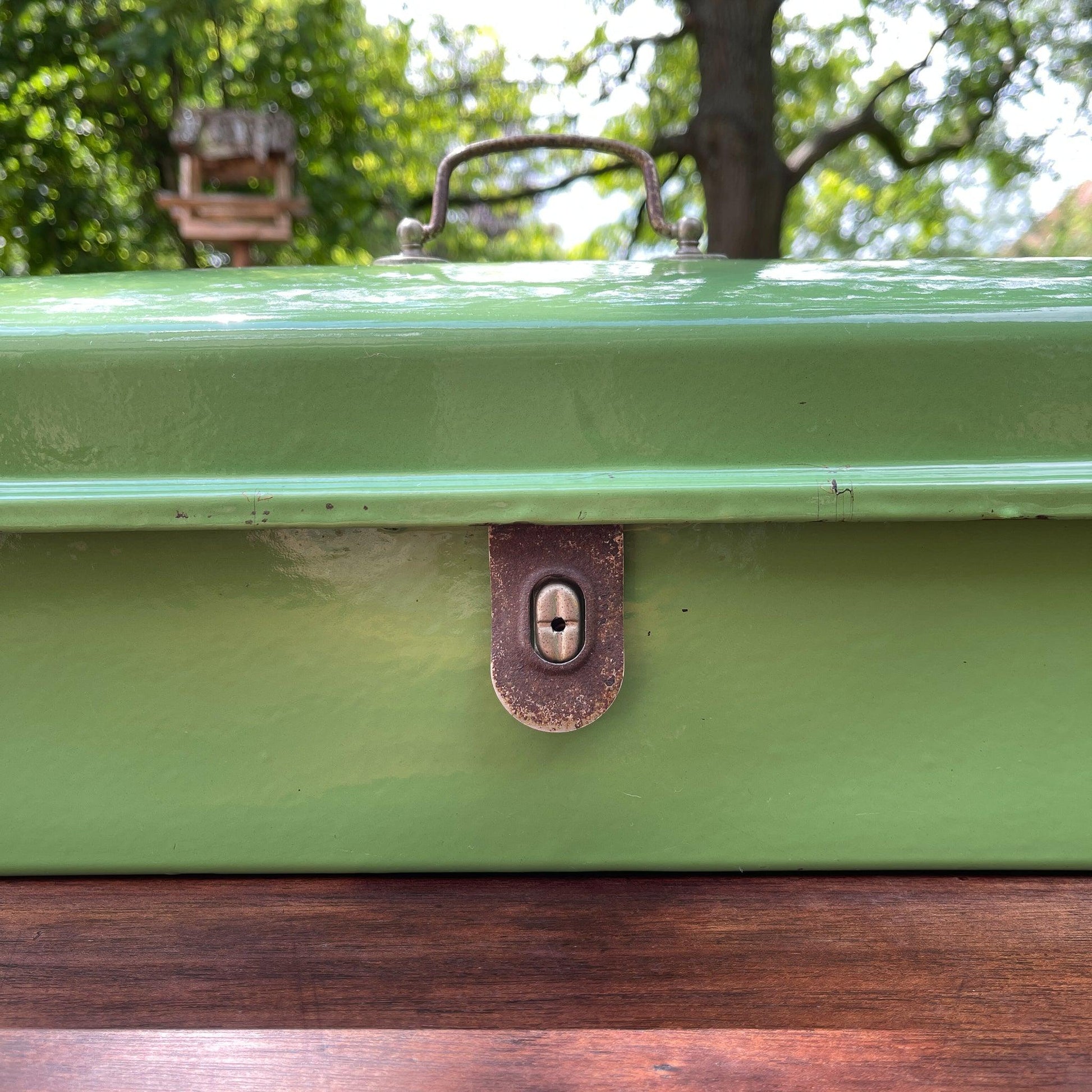 Emaille broodtrommel - Bamestra Curiosa