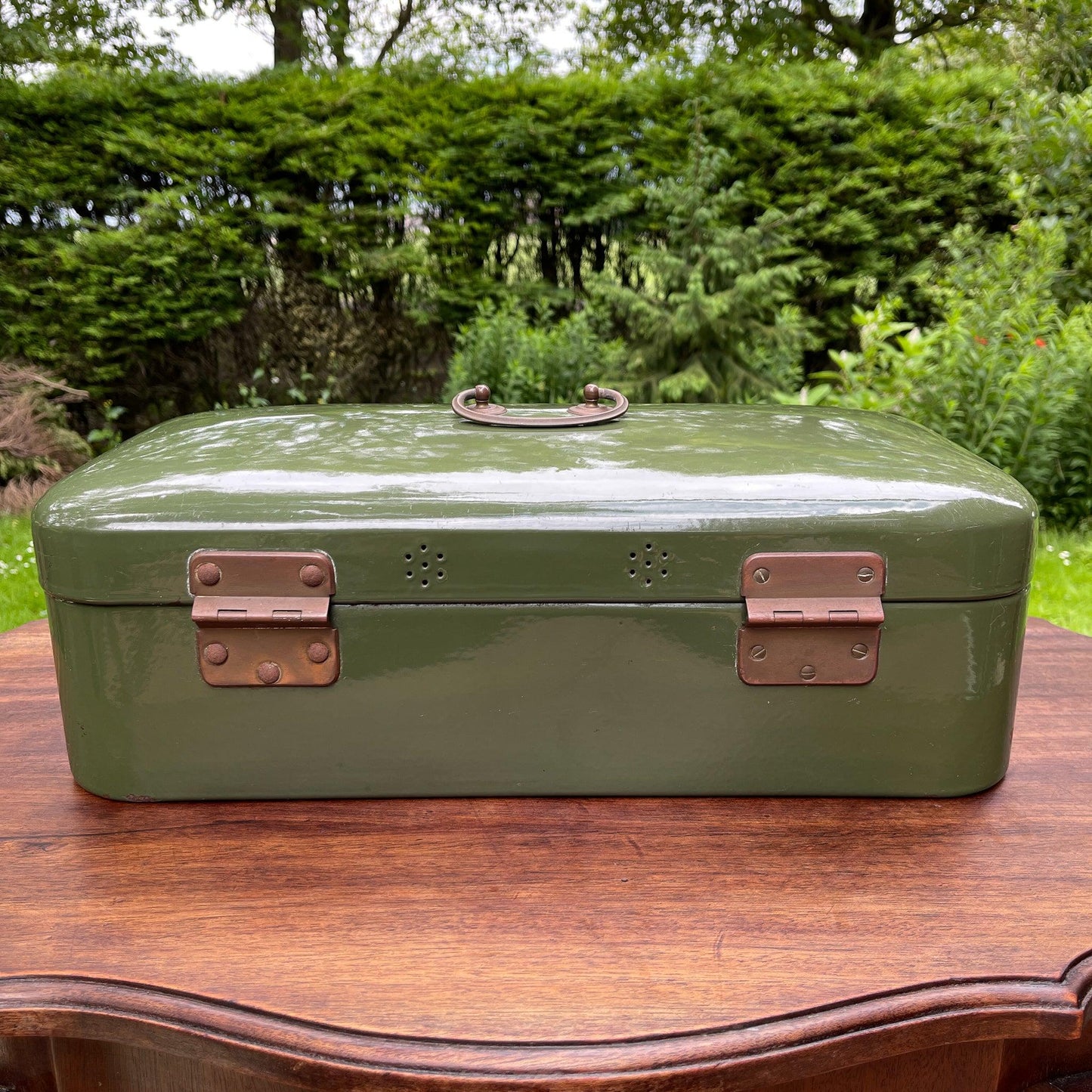 Emaille broodtrommel - Bamestra Curiosa