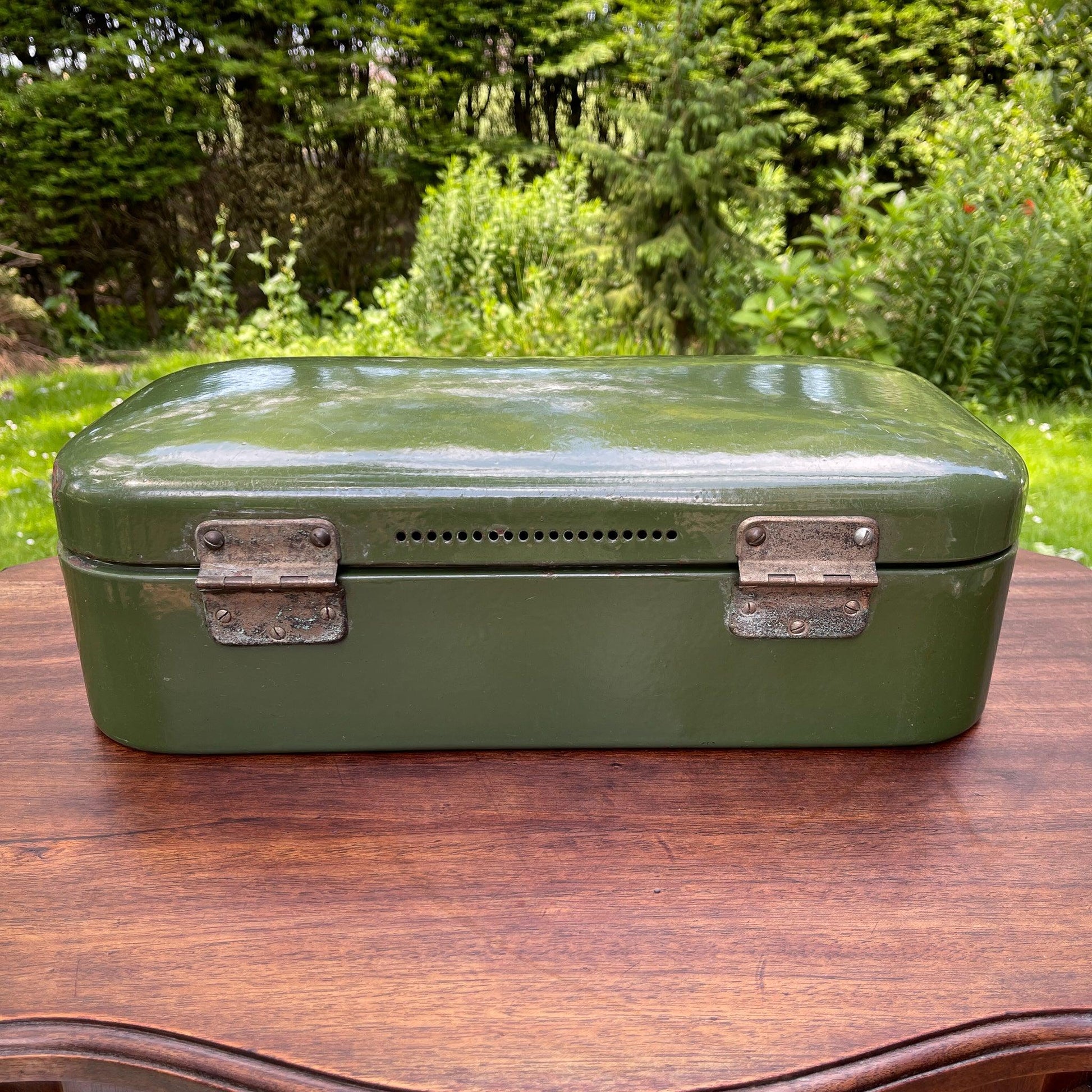 Emaille broodtrommel - Bamestra Curiosa