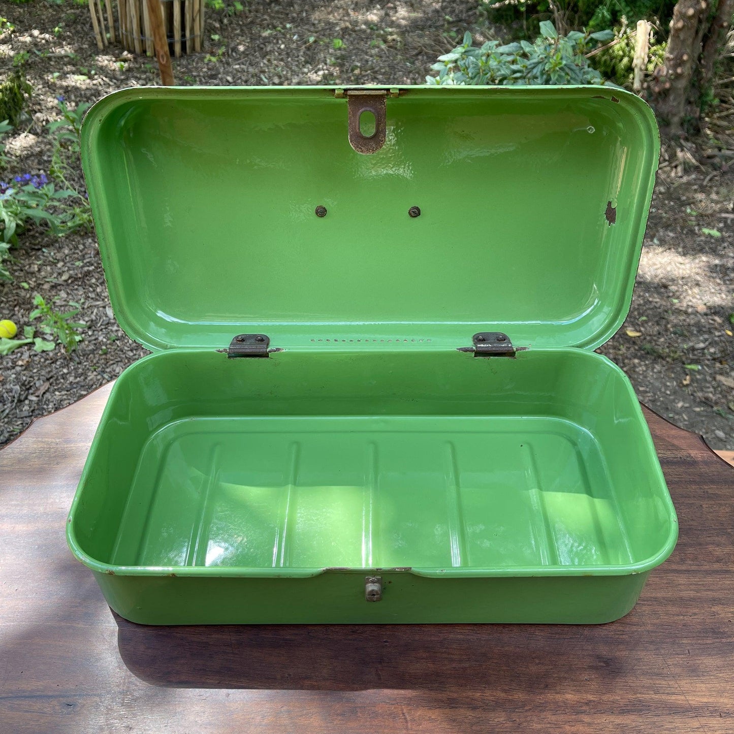 Emaille broodtrommel - Bamestra Curiosa