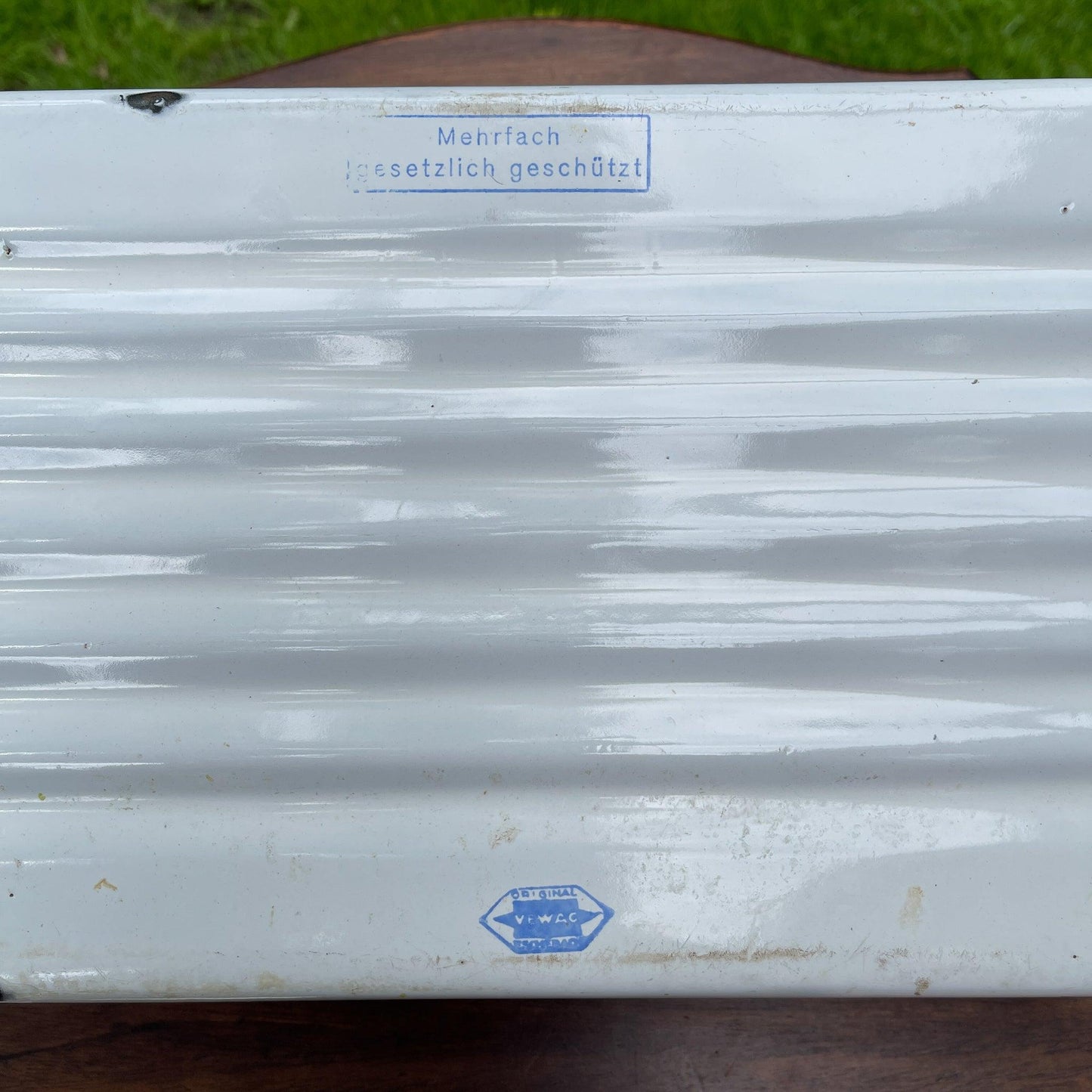 Emaille broodtrommel - Bamestra Curiosa