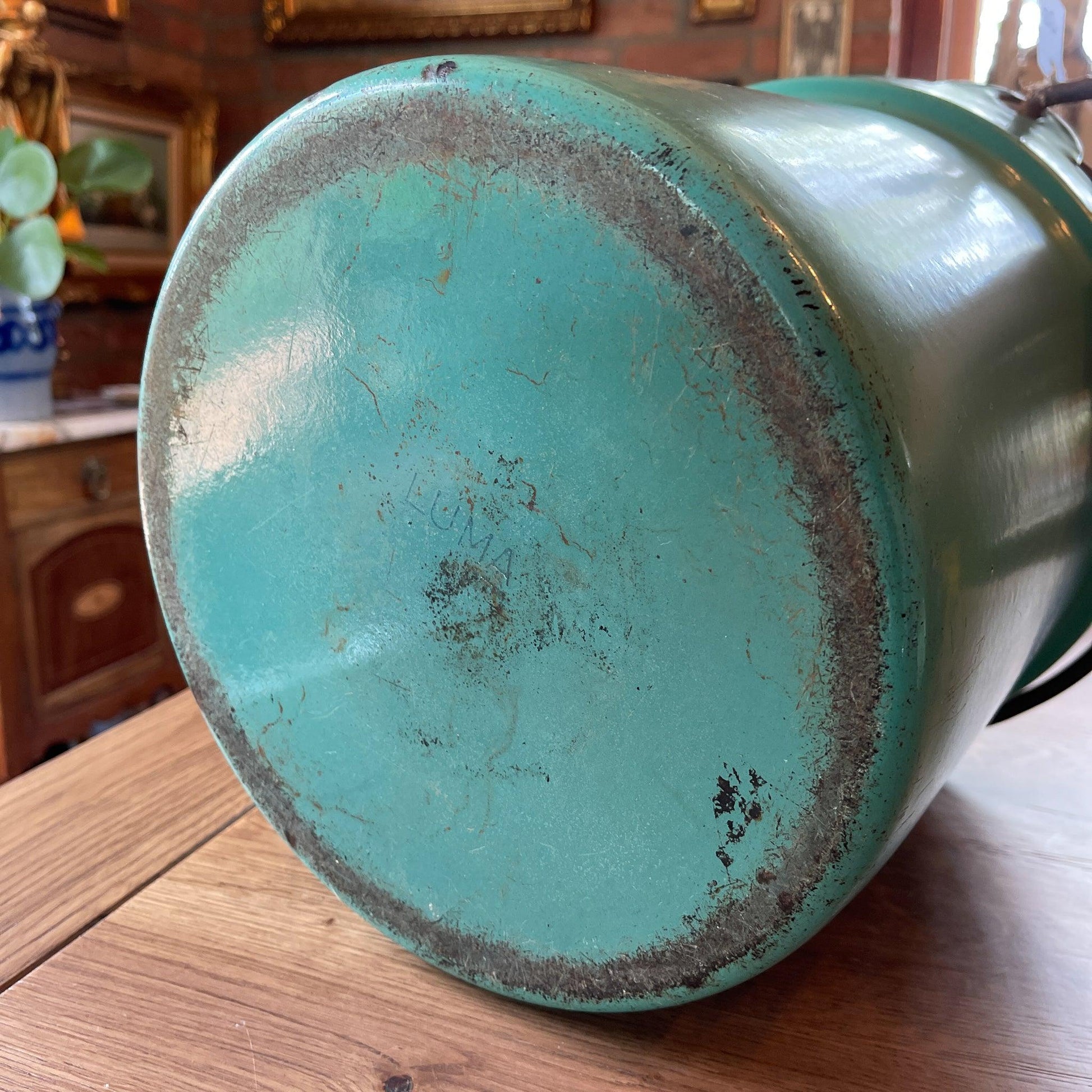 Emaille emmer met deksel - Bamestra Curiosa