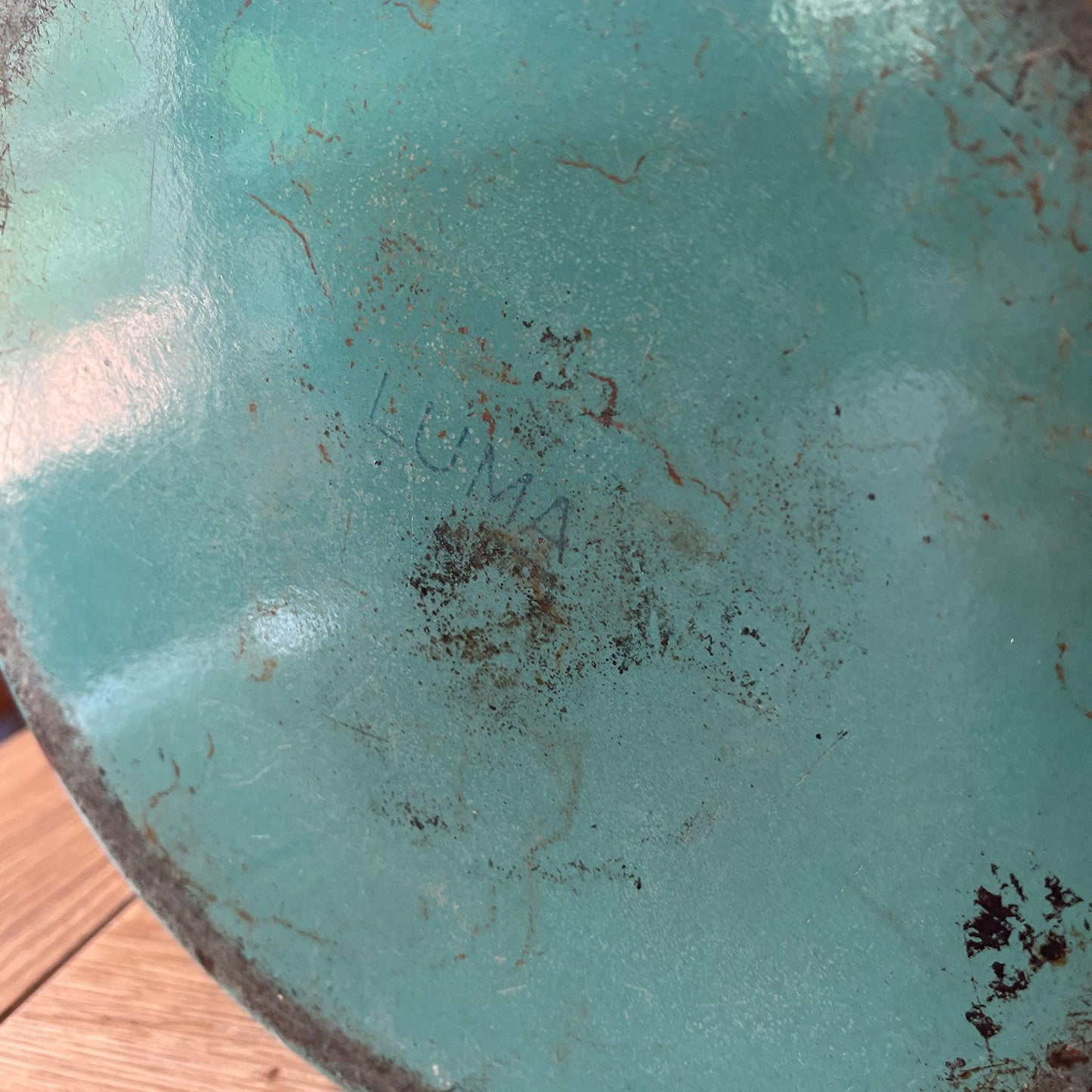 Emaille emmer met deksel - Bamestra Curiosa