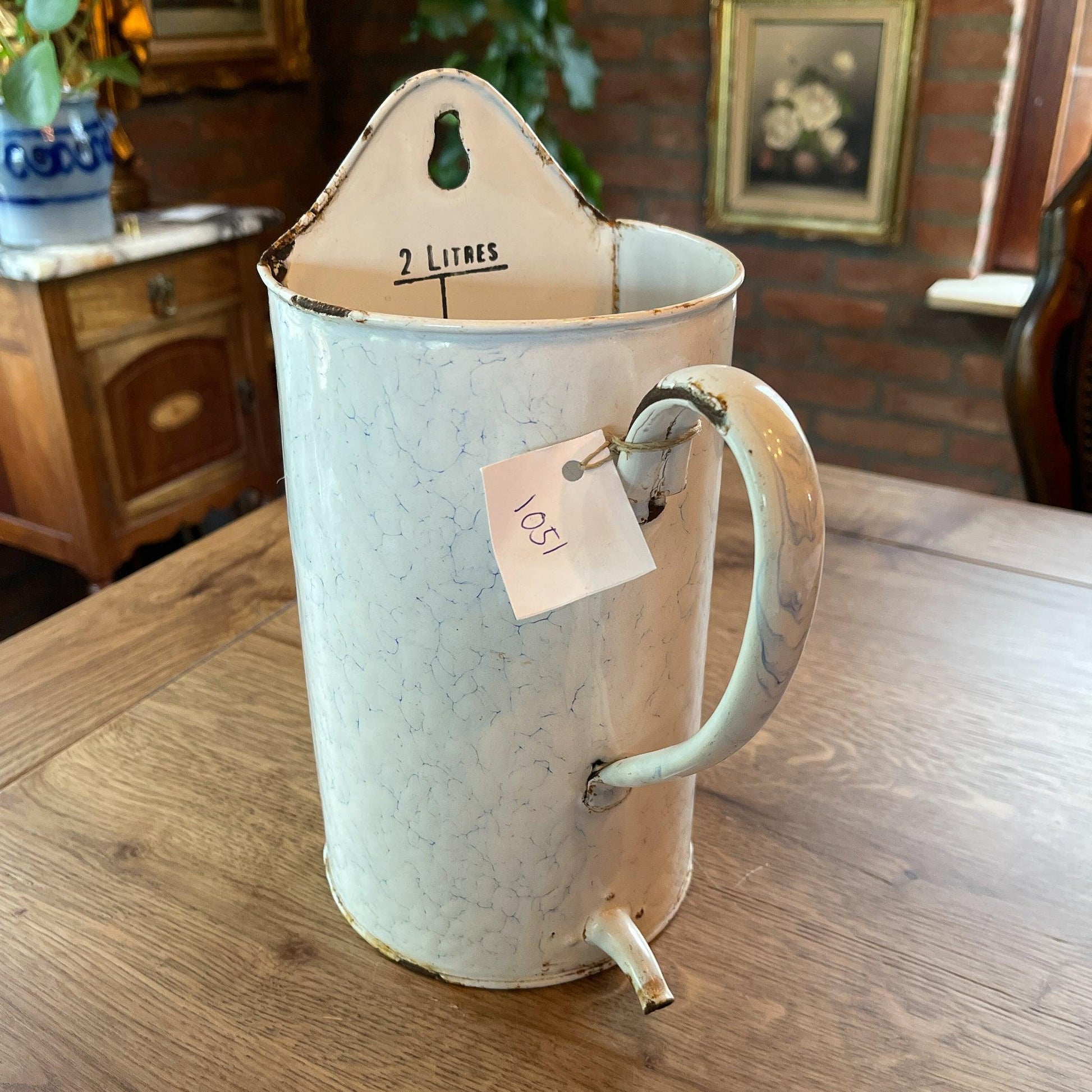 Emaille irrigator 2L - Bamestra Curiosa