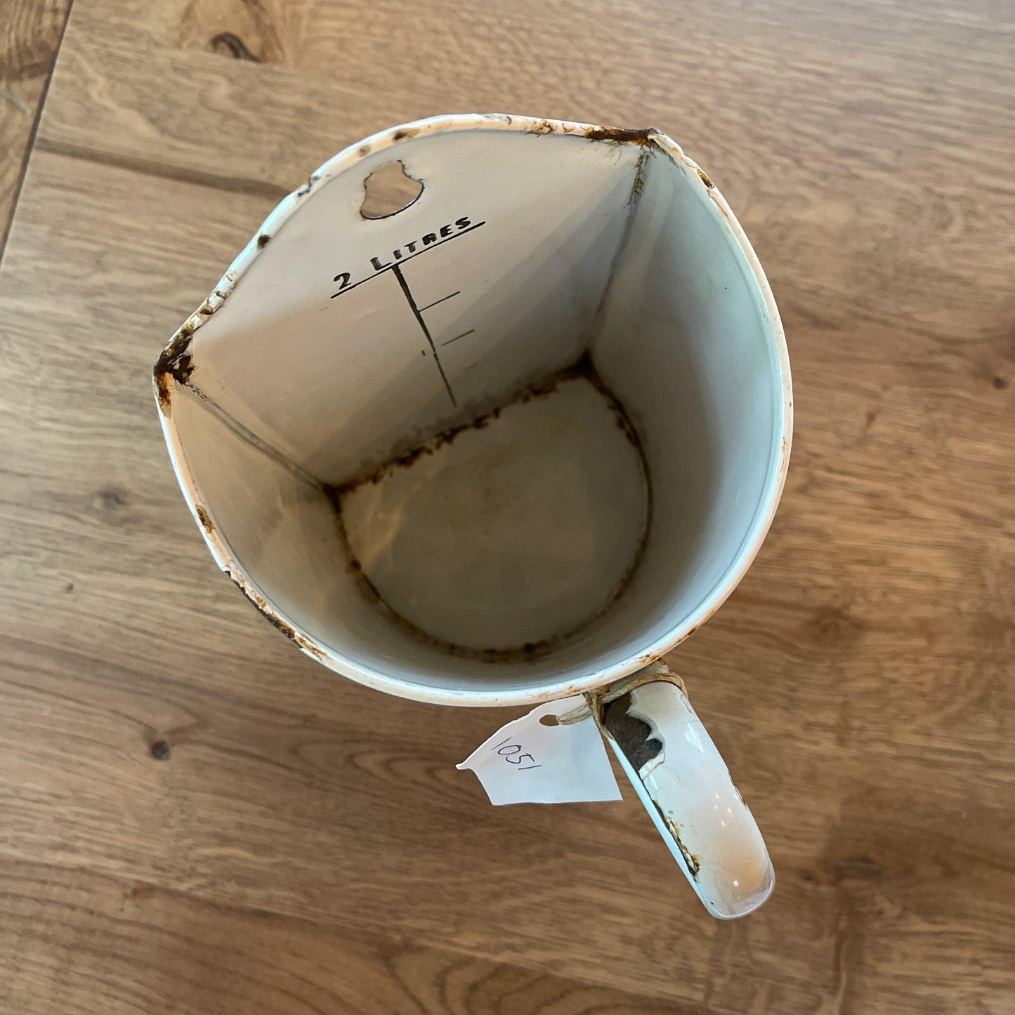 Emaille irrigator 2L - Bamestra Curiosa