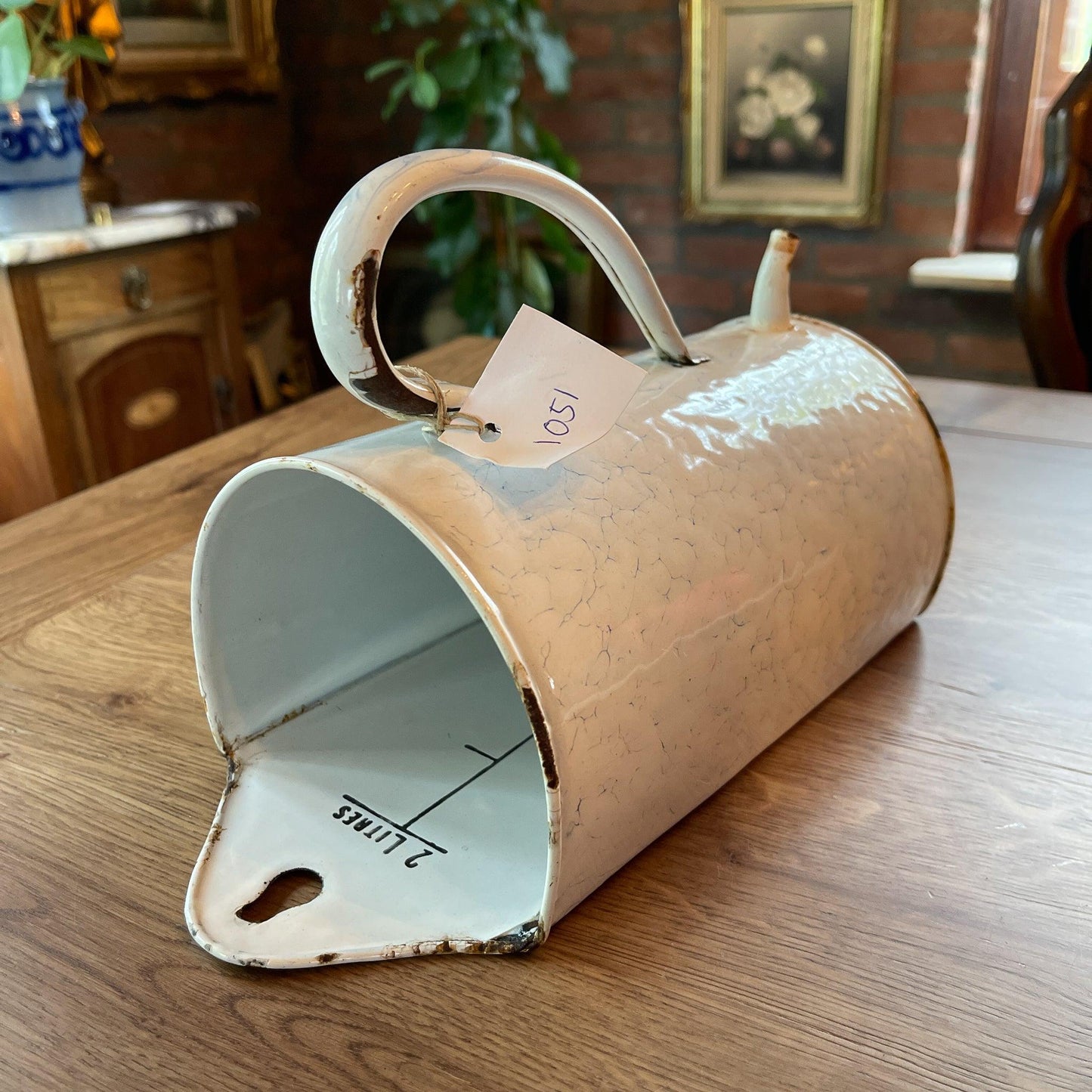 Emaille irrigator 2L - Bamestra Curiosa