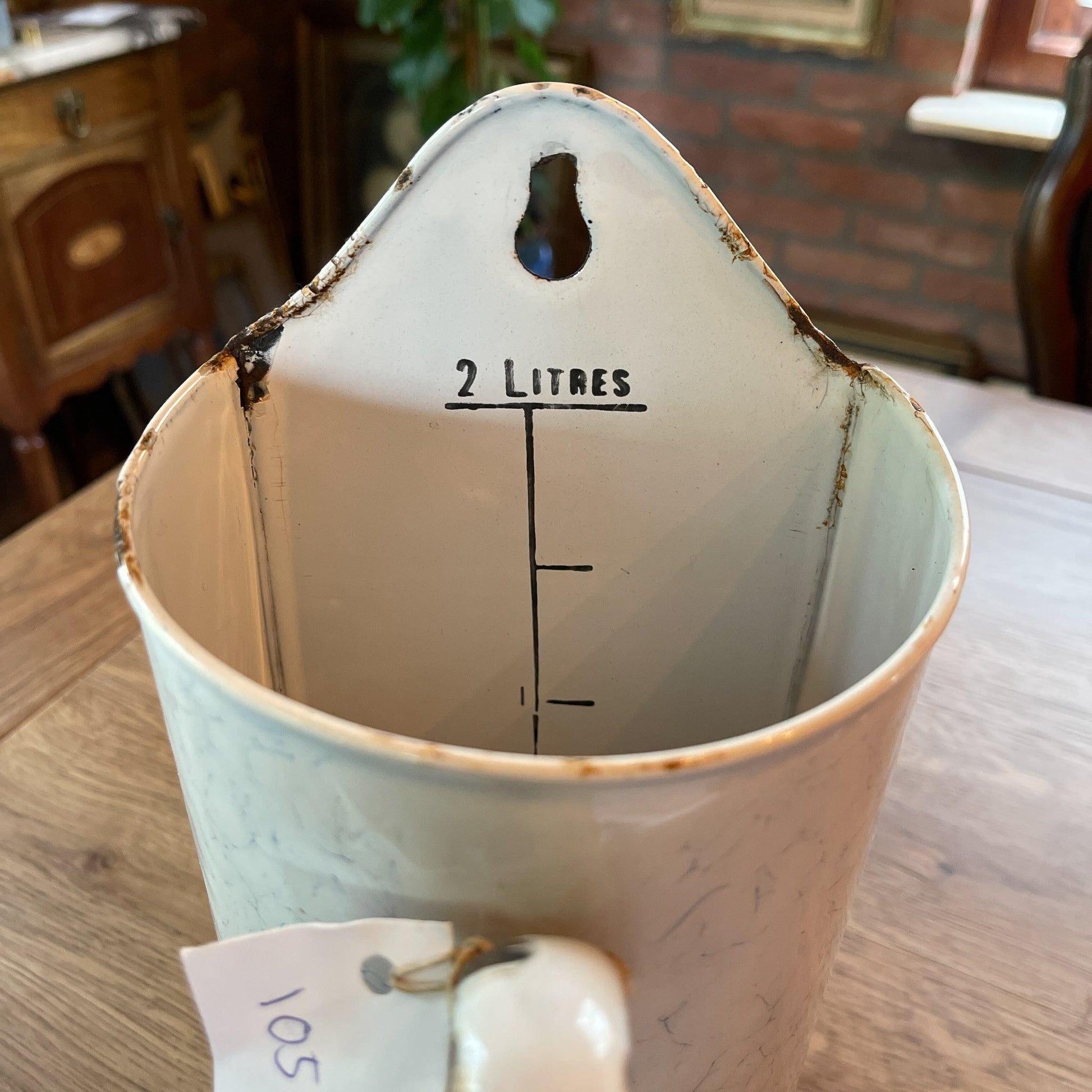 Emaille irrigator 2L - Bamestra Curiosa