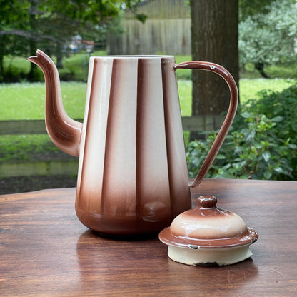 Emaille koffiekan / theekan - The Collectionist