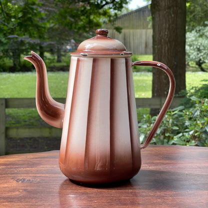 Emaille koffiekan / theekan - The Collectionist