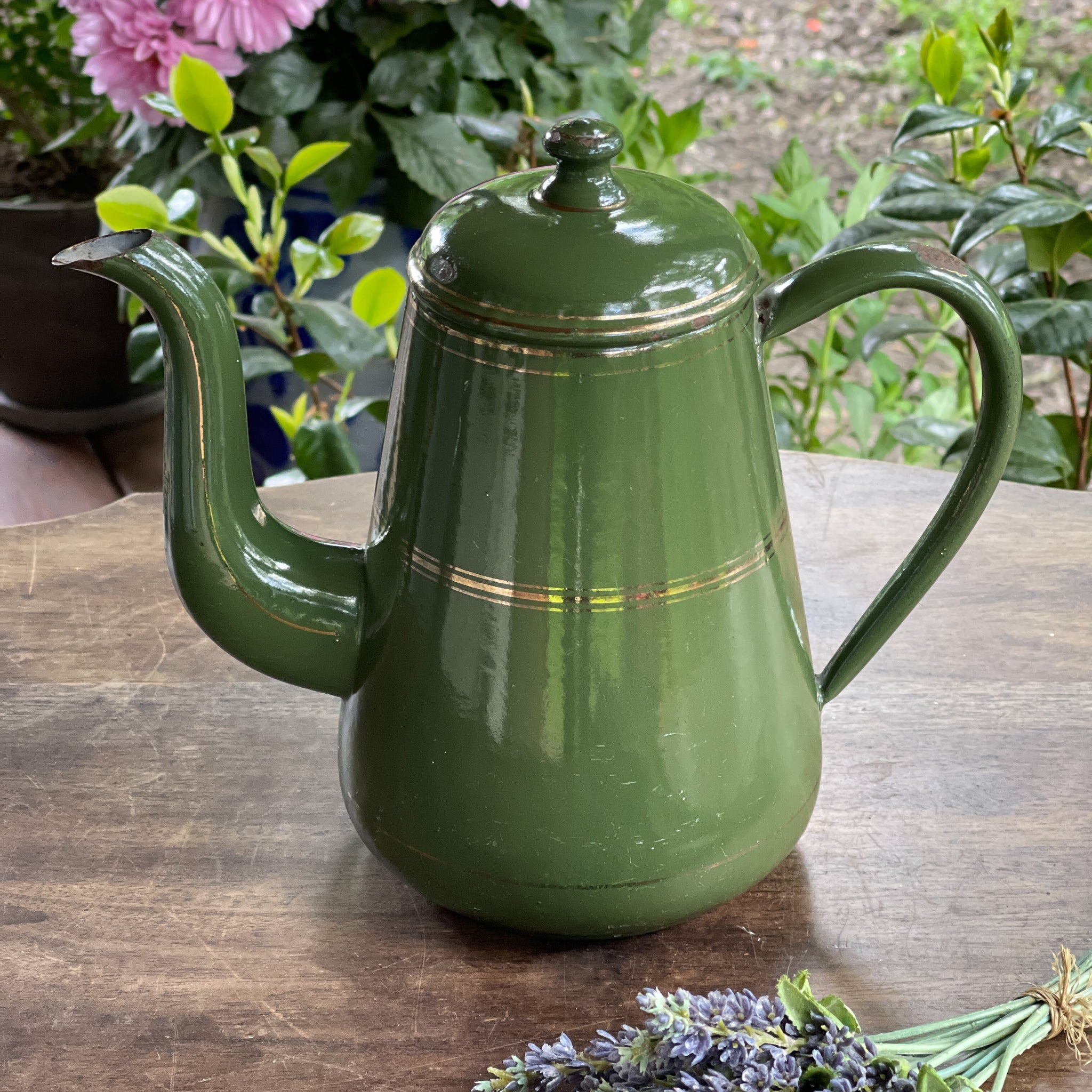 Emaille Koffiepot of Theepot - The Collectionist