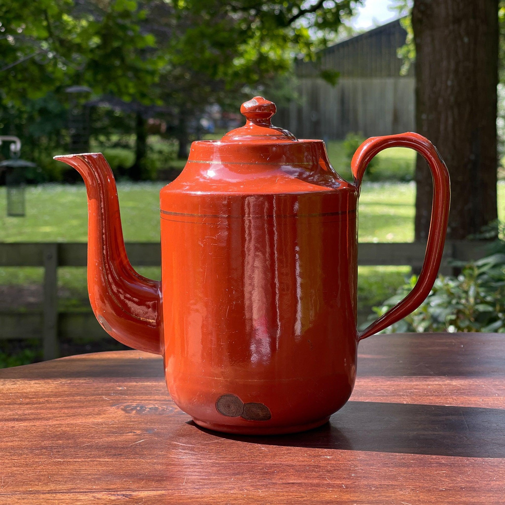 Emaille koffiepot / theepot - Bamestra Curiosa