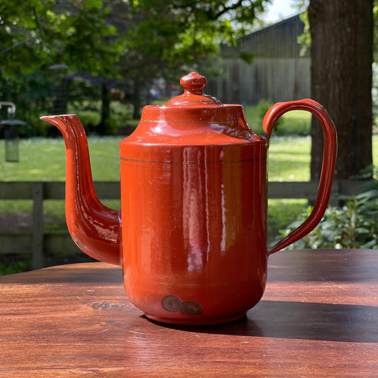 Emaille koffiepot / theepot - Bamestra Curiosa