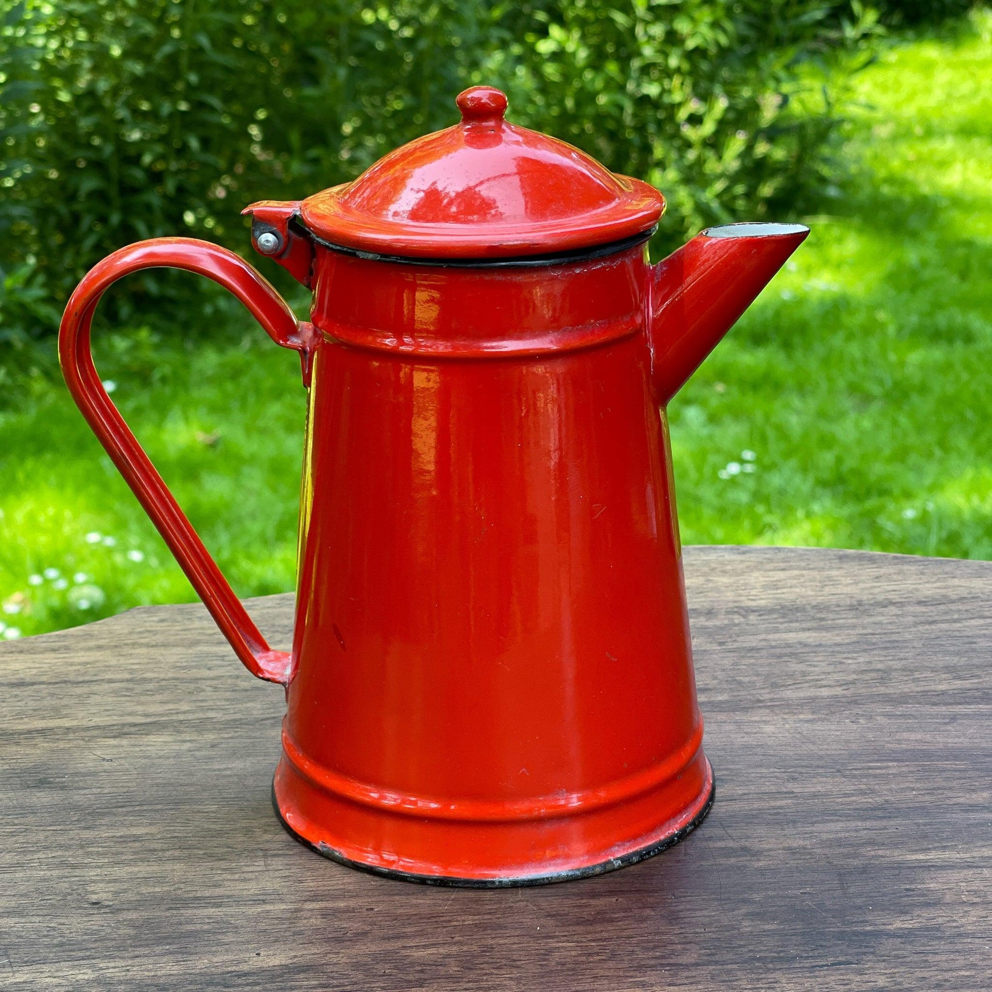 Emaille koffiepot / theepot - Bamestra Curiosa