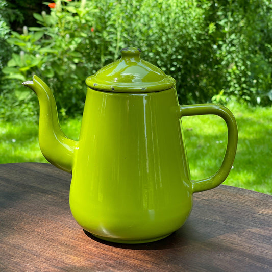 Emaille koffiepot / theepot - Bamestra Curiosa